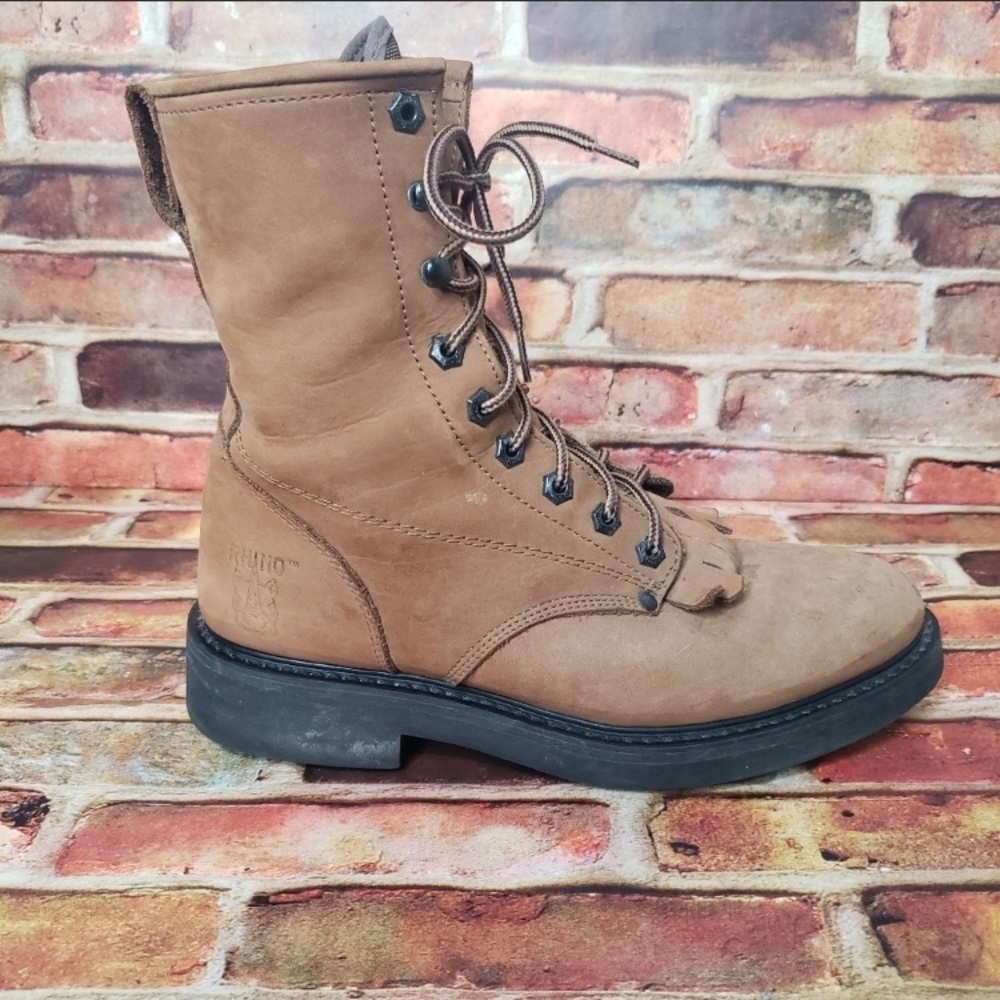 Rhino Packer or Logger Leather Workboots
